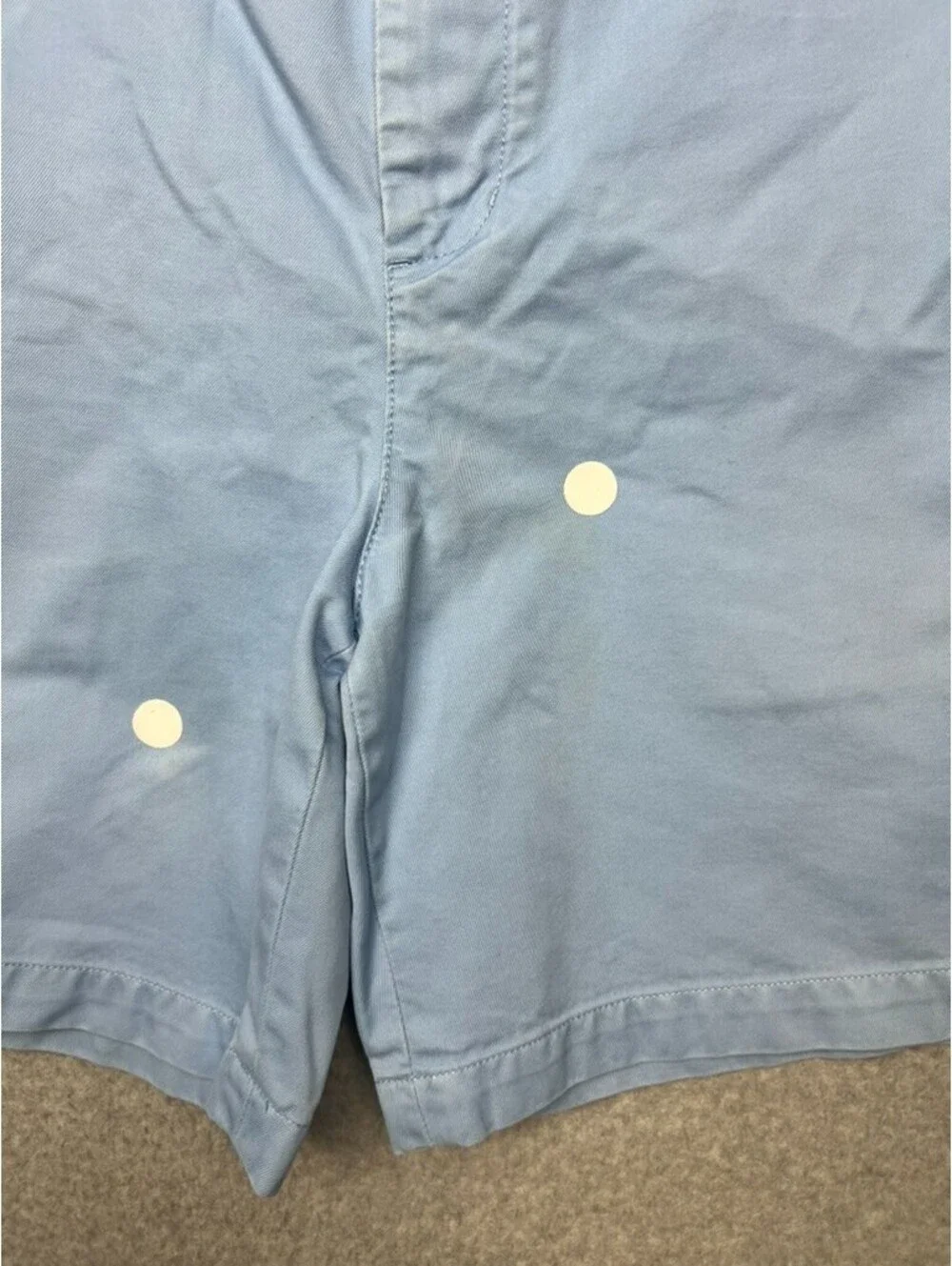 Vineyard Vines Breaker Shorts Mens 36 Light Blue Chino Preppy Coastal Old Money